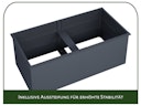 Vorschaubild KGT Hochbeet UrbanGrow XL - B 199 x T 99 x H 78 cm