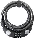 Vorschaubild CONTEC Zahlen-Spiralkabelschloss EcoLoc 185 cm schwarz/grau