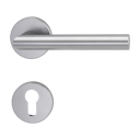 Vorschaubild Griffwerk Türgriff VIVIA Edelstahl matt - Klipptechnik