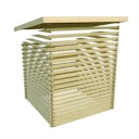 Vorschaubild Karibu Woodfeeling Gartenhaus Trittau 3/4/5 inkl. 400 cm Anbaudach - 38 mm
