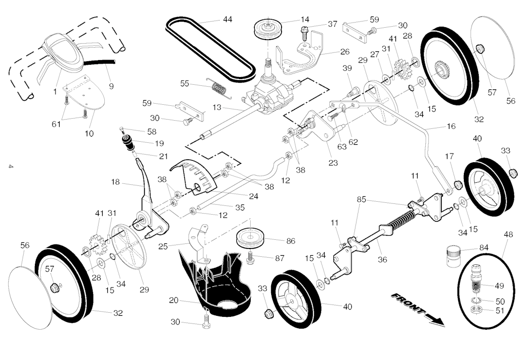Explosionszeichnung Ersatzteile