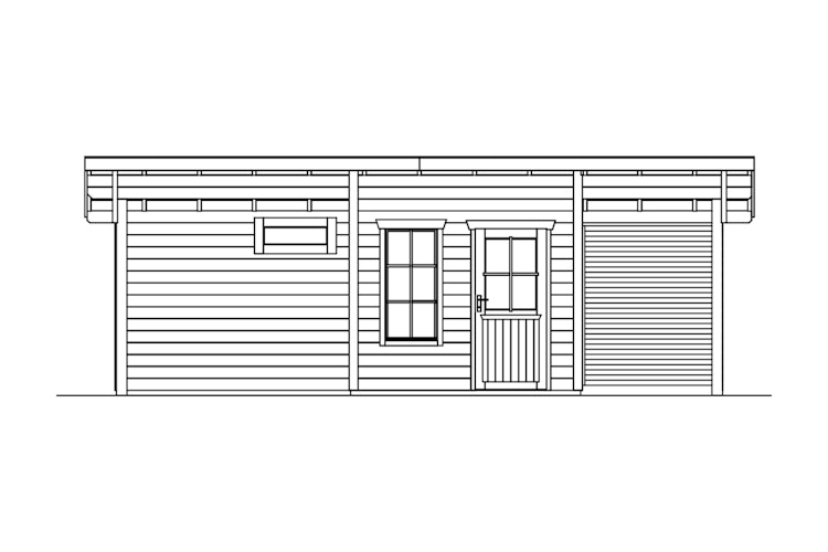 Skan Holz Gartenhaus Namur - 28 mm