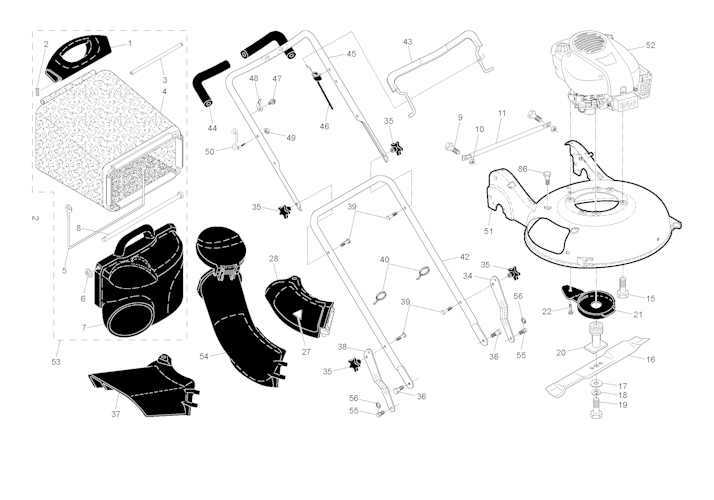 Husqvarna Rasenmäher gelegentliche Nutzung 96141006406 R 152SV Swivel