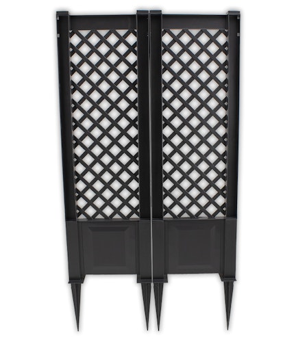 KHW Spalier 43 cm mit Erdspieß - 2er Set