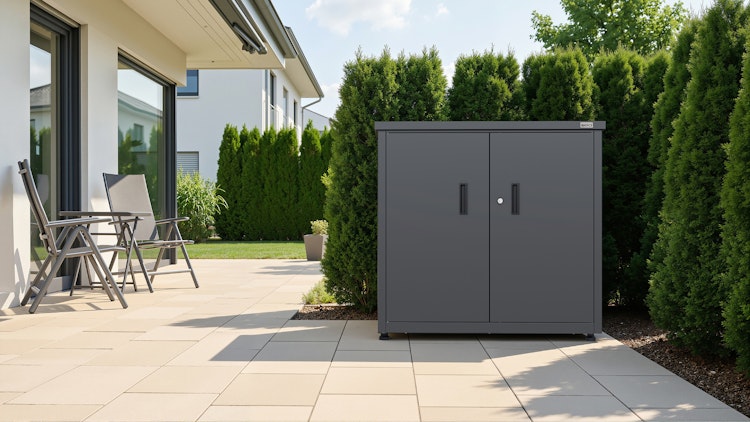 Weka Metall Terrassenschrank klein & groß