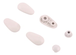 WC-SITZ PUFFERSET 44 4 RING /2 DECKELPUF.