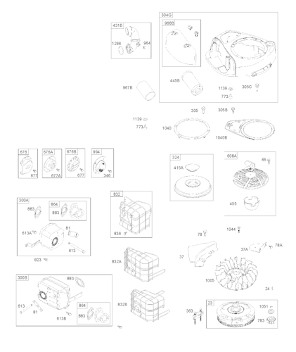 Husqvarna Motoren & Getriebe BRIGGS & STRATTON ENGINES (For US, AU and NZ only), 31R9770046G1, 2019-09