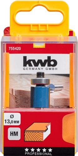 kwb Bündigfräser HM 13 mm SB-Box 755420