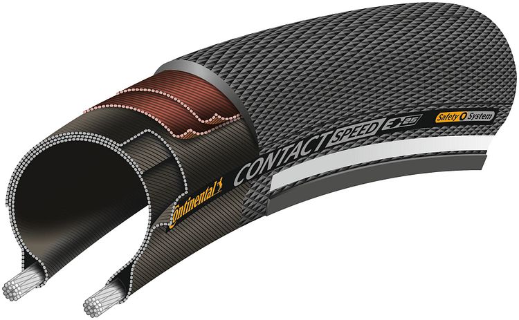 Continental Contact Speed Reifen 28 × 1 3/8" schwarz