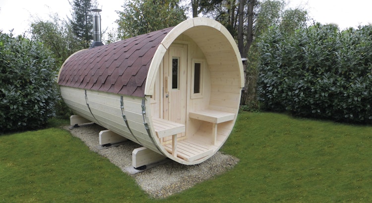 Wolff Finnhaus Saunafass Fasssauna 400 (2-Raum)