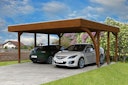 Vorschaubild Skan Holz Carport Friesland 557x555 cm inkl. 1 Einfahrtsbogen Sparset 7