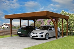 Skan Holz Carport Friesland 557x555 cm inkl. 1 Einfahrtsbogen Sparset 7
