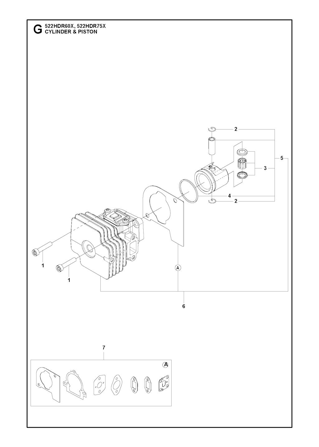 Explosionszeichnung Ersatzteile