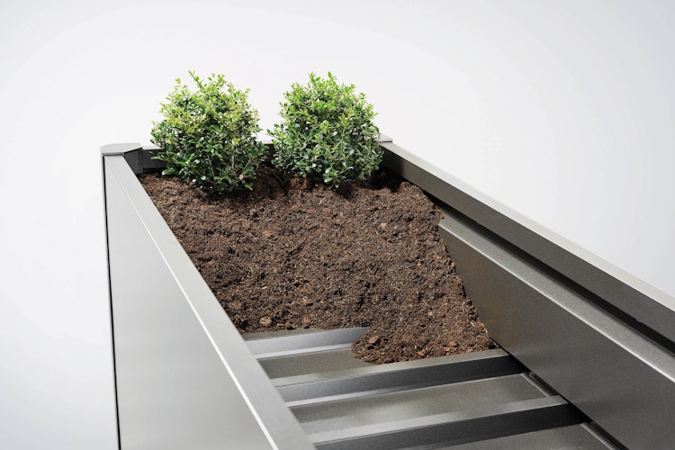 Biohort Pflanzkasten-System DaVinci Version 1 - Terrassenabgrenzung mit Rankgitter