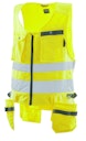 Vorschaubild Jobman Weste Hi-Vis mit Hängetaschen 7346