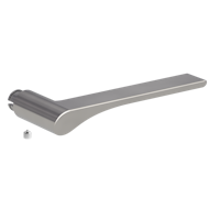 Griffwerk LEAF LIGHT | DESIGN MANUFAKTUR -Samtgrau Griffstück rechts