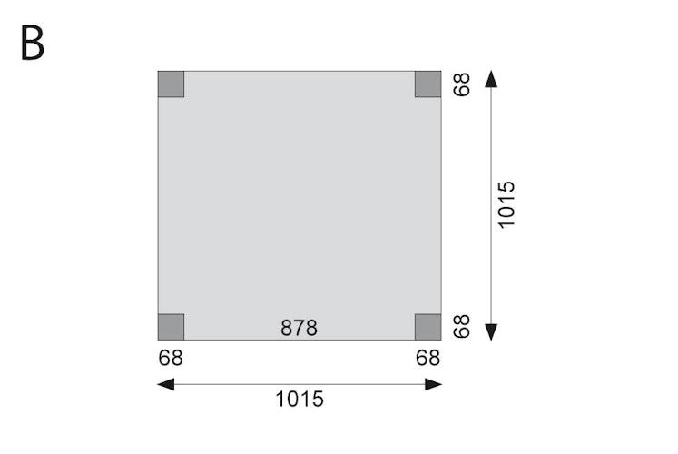 Akubi Stelzenhaus Frieda mit Wellenrutsche, Doppelschaukelanbau und Anbauplattform