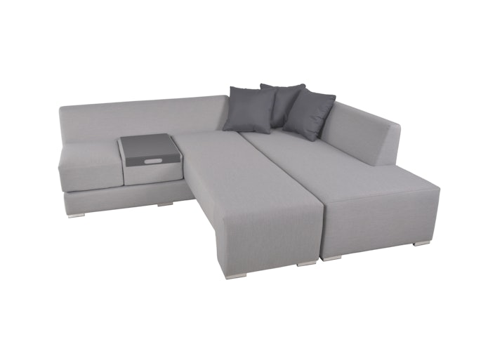 Garden Pleasure Lounge Set WELLINGTON, Aluminium / Olefin (100 % Polypropylen)