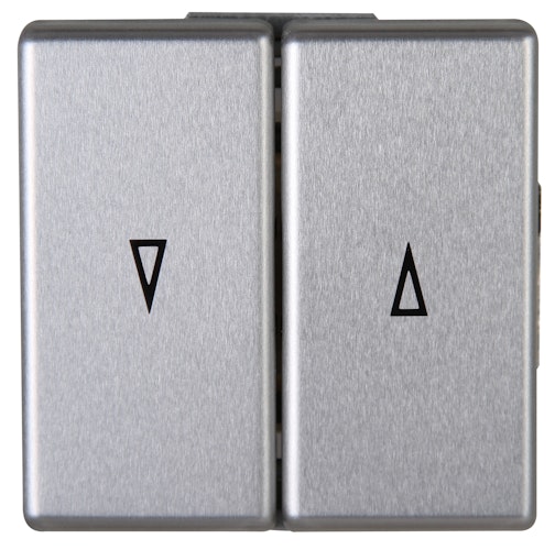 Kopp Jalousieschalter VISION stahlfarben