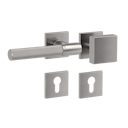 Vorschaubild Griffwerk Wechselgarnitur VAYA 136 ARIS fast2fix Fast2Fix Rosetten eckig Knopf SQUARE Samtgrau L