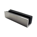 Vorschaubild Griffwerk Bodenführung Typ G -Edelstahl Optik U-Profil 70mm, Filzstreifenset 8+10mm