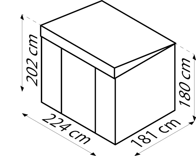 Pergart Metallgerätehaus Lübeck II 86 - 88 - 89