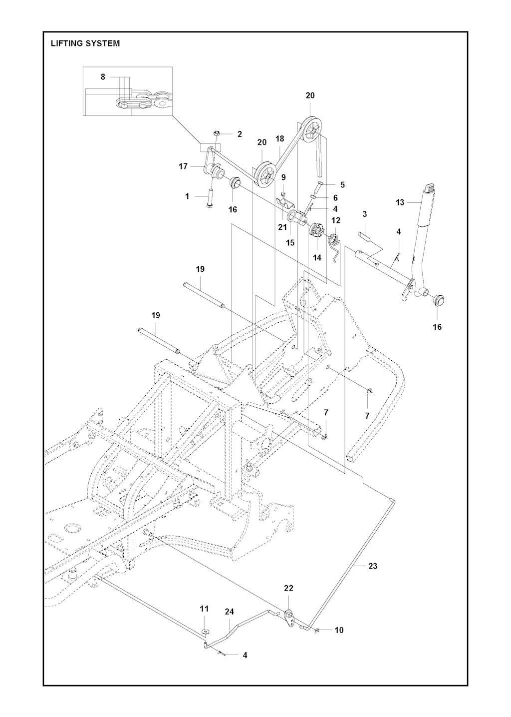 Explosionszeichnung Ersatzteile