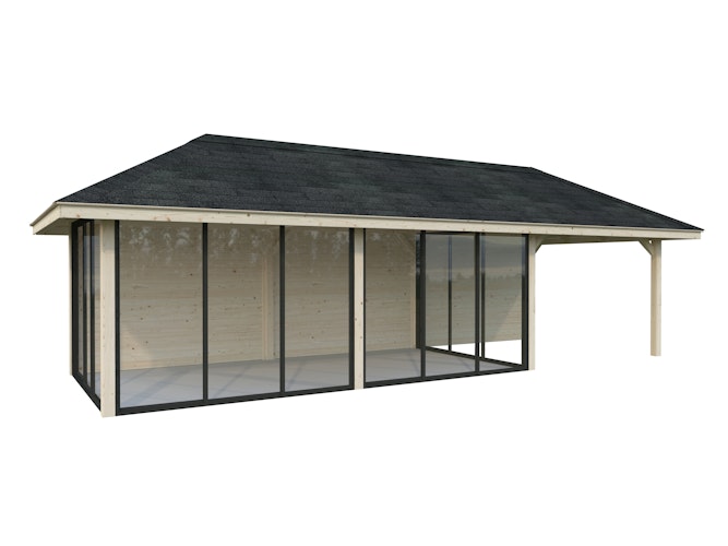 Palmako Pavillon Bianca 24,9 m² Set 218 Slide - 28 mm