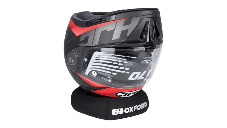 Oxford Helmkissen schwarz, Helmkissen "Helmet Halo" Soft touch Helmwartungspolster