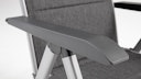 Vorschaubild Kettler Relaxsessel BASIC PLUS PADDED, Aluminium Silber / Outdoorgewebe Anthrazit