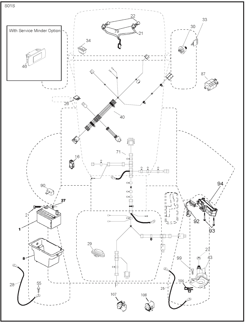 Explosionszeichnung Ersatzteile