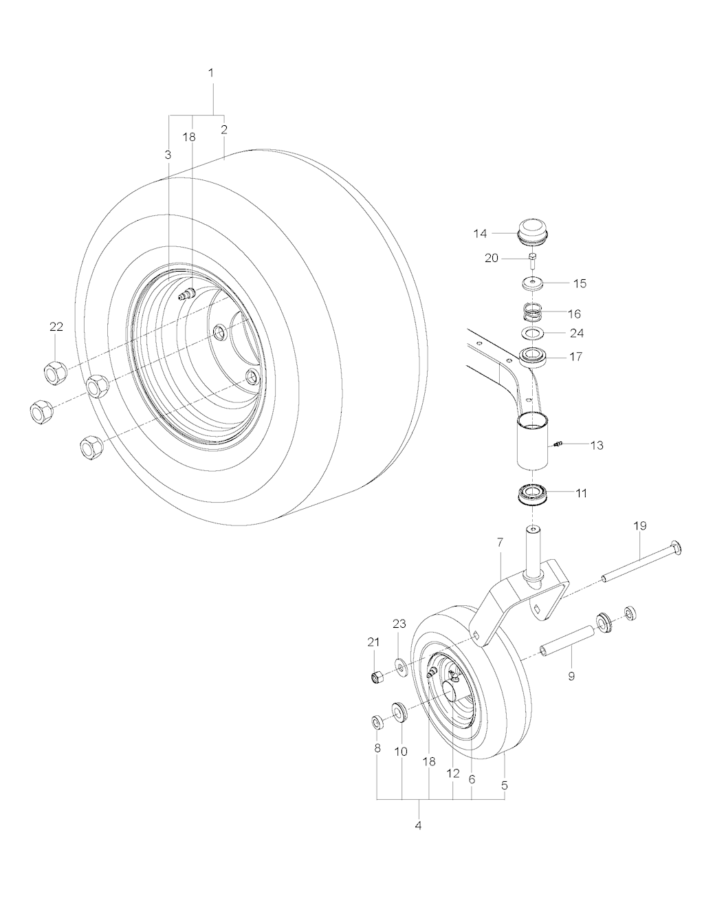 Explosionszeichnung Ersatzteile