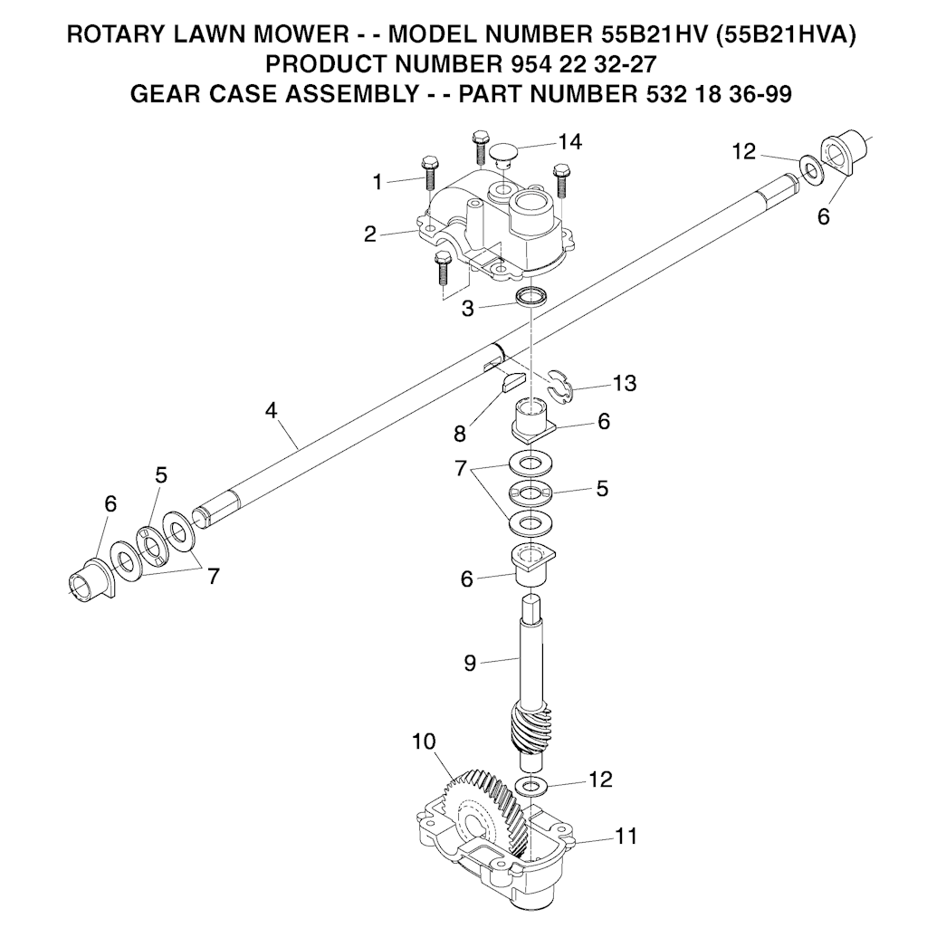 Explosionszeichnung Ersatzteile