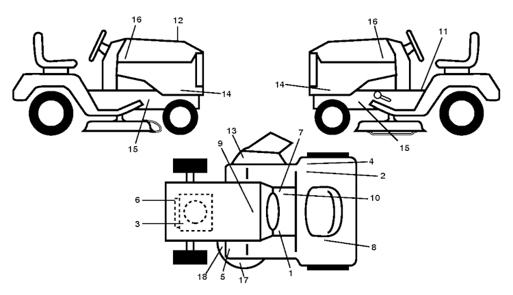 Husqvarna Gartentraktoren 96041026400 YTH2648TDRF