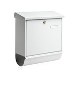 Burg Wächter Briefkasten-Set Comfort weiss 91300 W