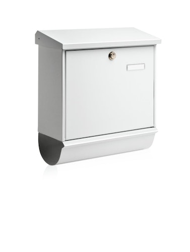 Burg Wächter Briefkasten-Set Comfort weiss 91300 W