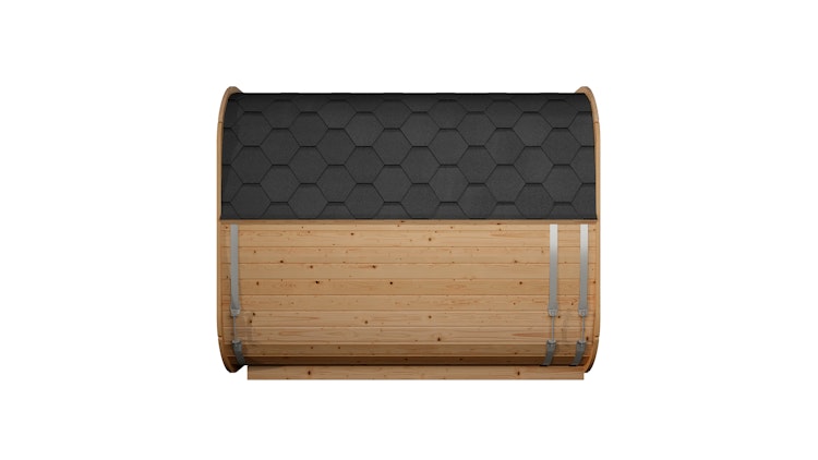 Weka Design Saunahaus Laadi 3 mit Thermoholz - 28/42 mm