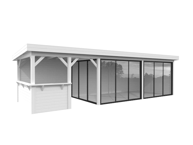 Palmako Carport/Pavillon Connect Lenna 24,9 m² Set 419 Slide