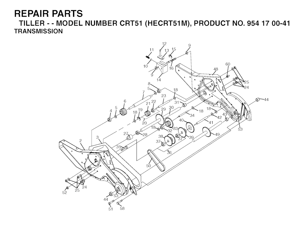 Explosionszeichnung Ersatzteile