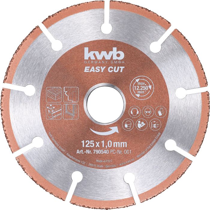 kwb EASY-CUT HM Trennscheibe 125mm 790540