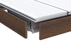 TraumGarten DreamDeck Platinum Abschlussleiste braun 2000 mm