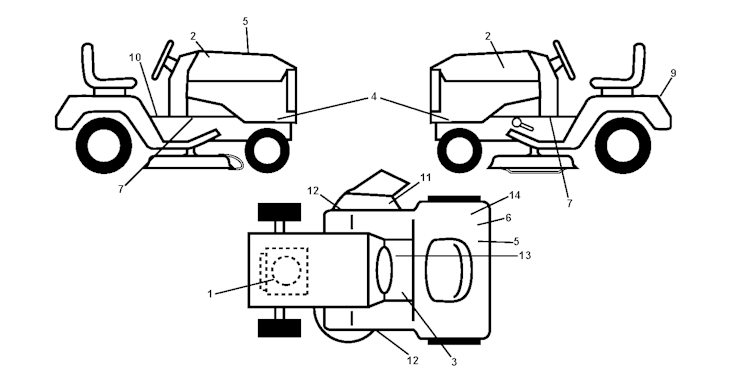 Husqvarna Gartentraktoren 96041016900 LTH19530