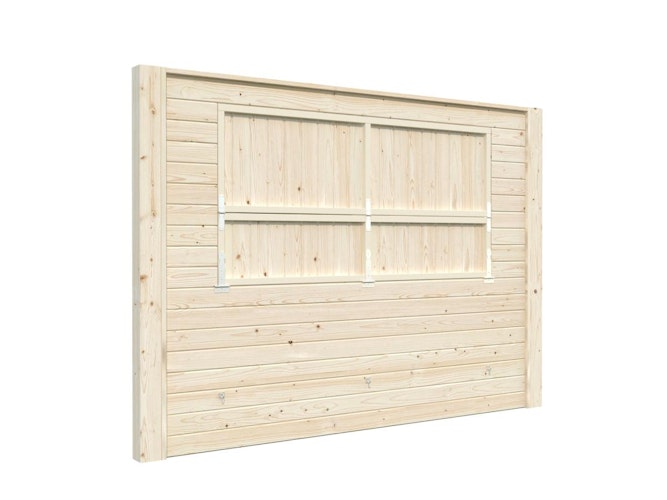 Palmako geschlossene Wand mit Kiosk-Klappe (Bianca)