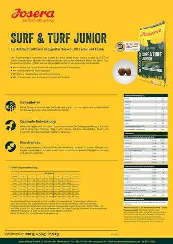 Josera Surf & Turf Junior Hundetrockenfutter