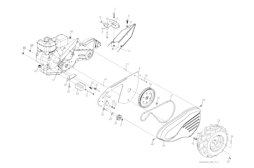 Explosionszeichnung Ersatzteile