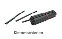 Vorschaubild dz Klemmschienen für Sichtschutzstreifen - 25 Stk