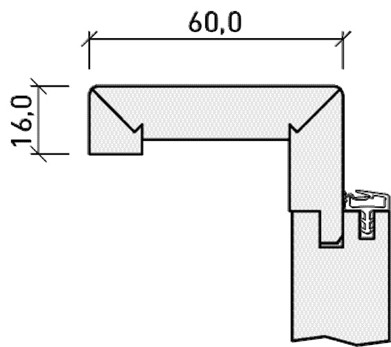 Prüm Zimmertürzarge CPL RAL 9016 Weißlack Rundkante FU-RFKR