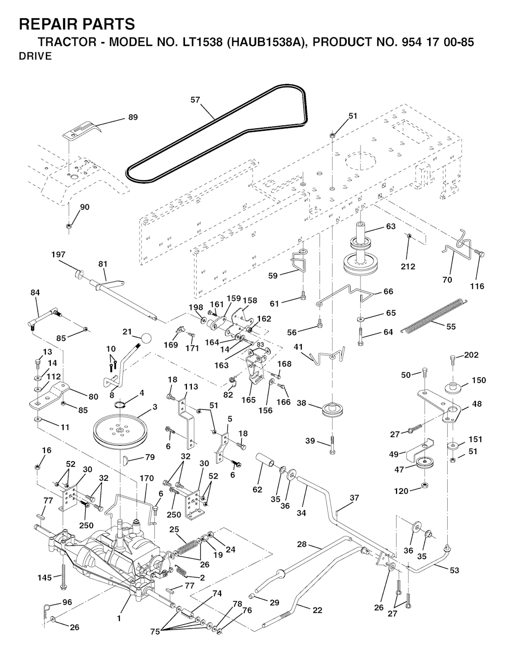 Explosionszeichnung Ersatzteile