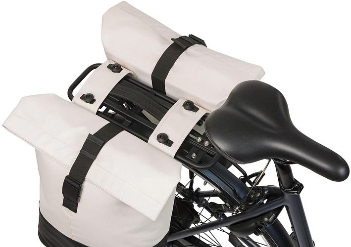 Basil Doppeltasche Cove schwarz, beige