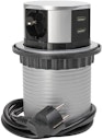 Vorschaubild Kopp Steckdosenturm 3-fach silber/schwarz